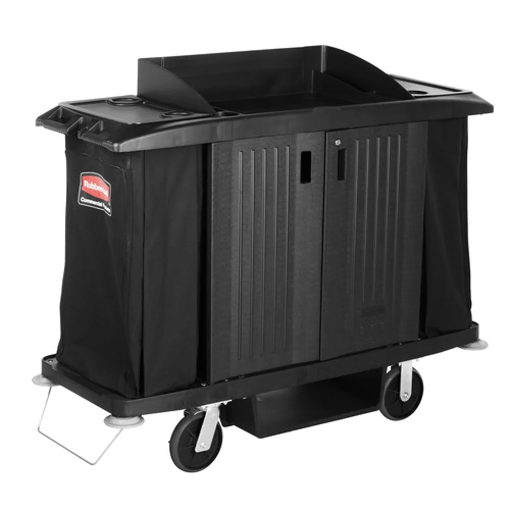 Rubbermaid Commercial Products Housekeeping Cart with Doors, Full Size