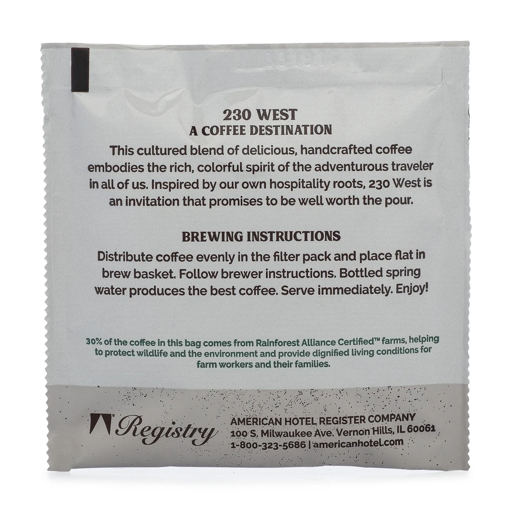 230 West Rainforest Select 1-Cup Coffee, Regular, 250/Case thumbnail 2