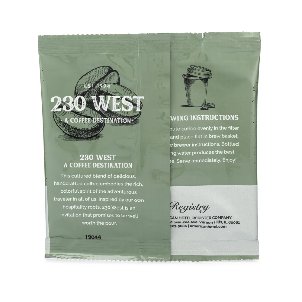 230 West Breakfast Blend 4-Cup Coffee, Regular, 100/Case thumbnail 2