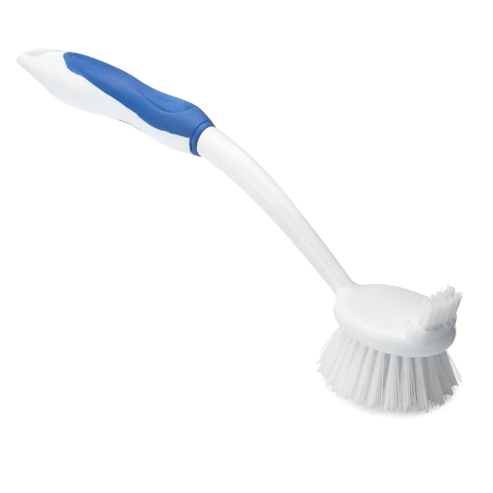 Registry Pot and Pan Brush, 14", Blue/White