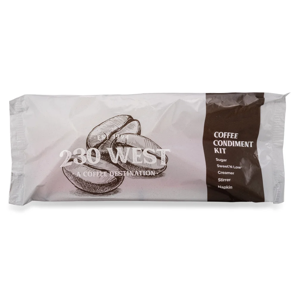 230 West Hot Beverage Condiment Kit, Liquid Creamer, 150/Case
