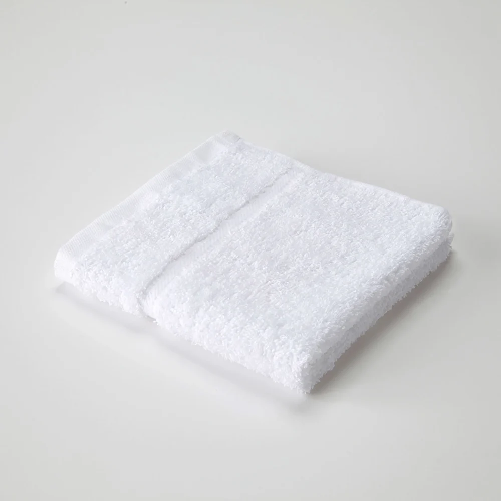 Martex Cam Border Wash Cloth, 12" x 12",1lb/Dz White