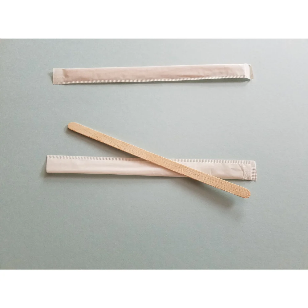 Wooden Stir Stick, Wrapped, 5000/Case thumbnail 2