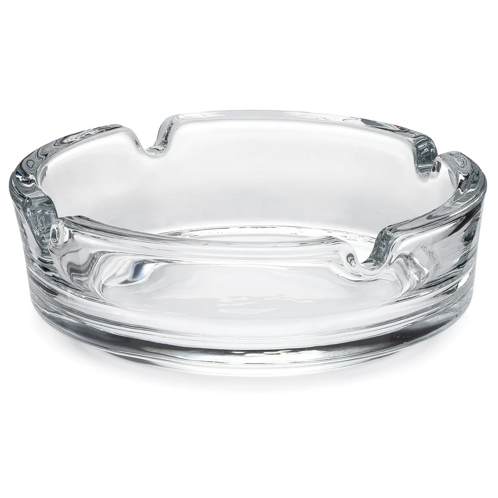 Registry Fluted-Edge Ashtray, Glass