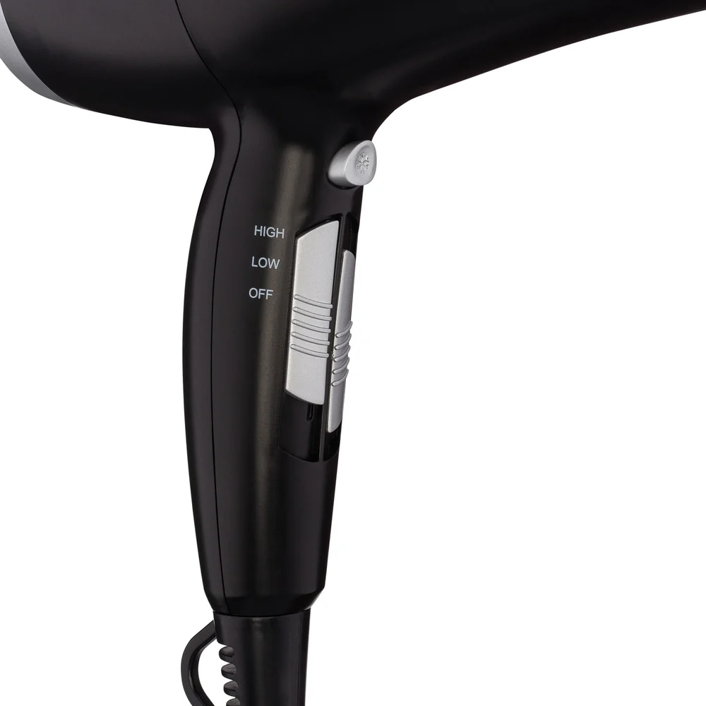 Registry Full-Size Ionic 1875-Watt Hair Dryer, 8.5" L x 3" W x 8.75" H, Black thumbnail 4