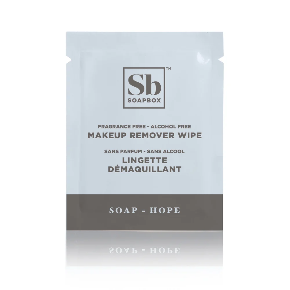 SoapBox Makeup Remover Wipe, 500/Cs