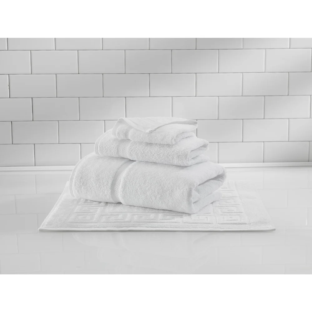 1888 Mills Crown Touch Dobby Border Bath Towel, 27"x54", 17 Lb/ dz White thumbnail 2