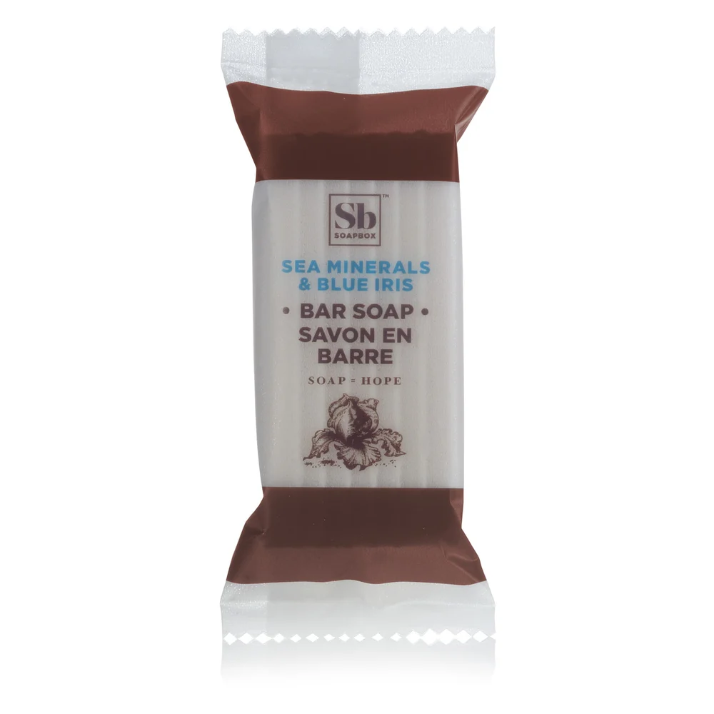 SoapBox Sea Minerals & Blue Iris Soap, 0.68 Oz.