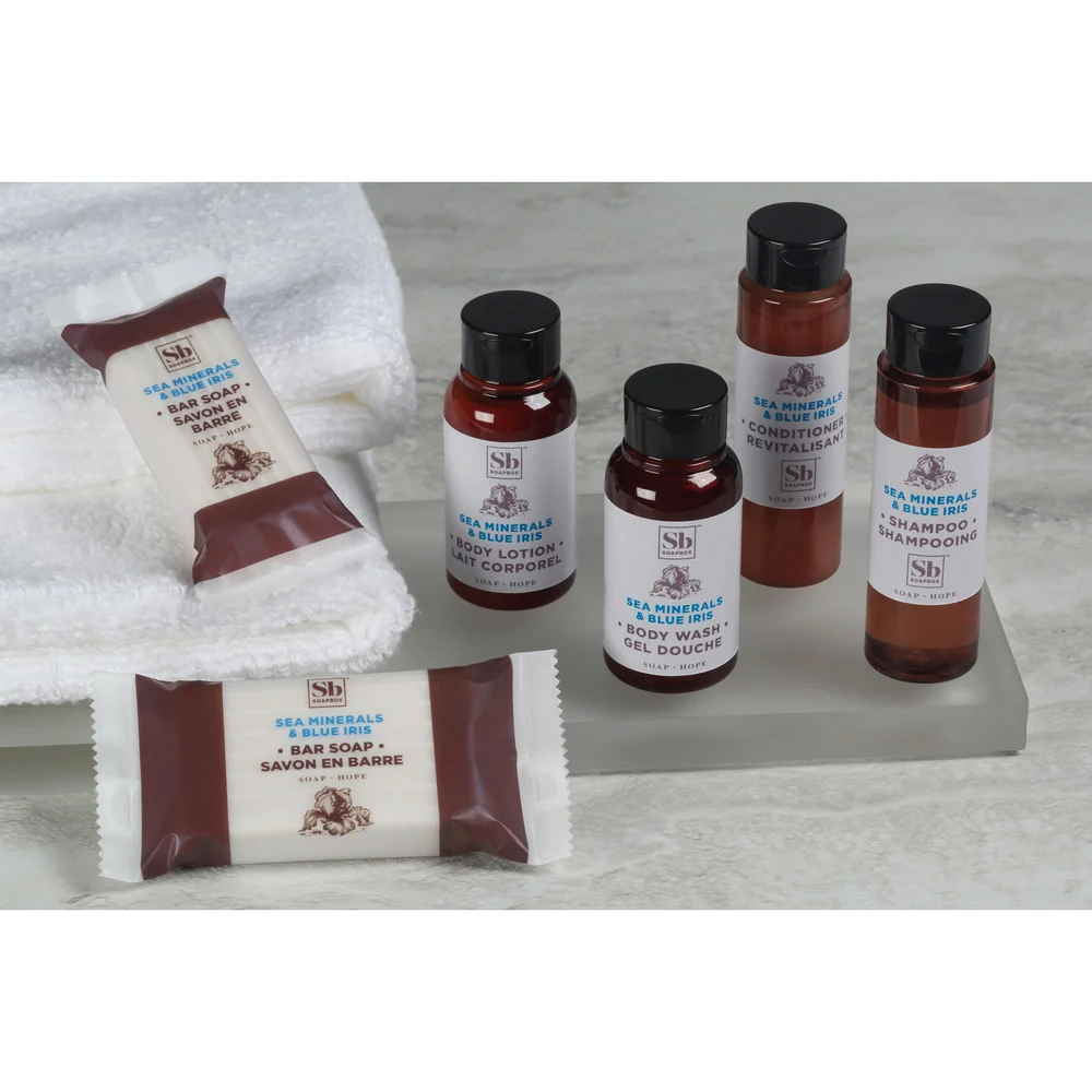 SoapBox Sea Minerals & Blue Iris Body Wash, 1 Oz. thumbnail 3