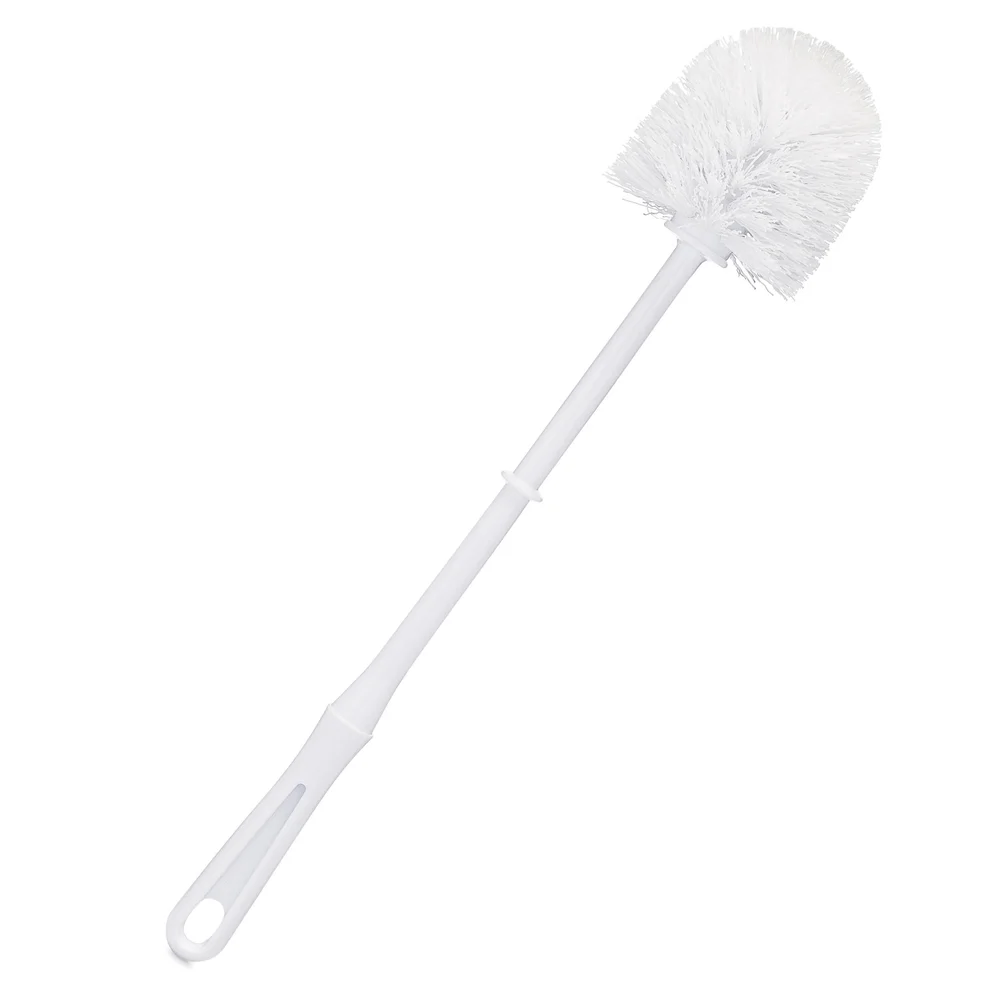 Spiral Bowl Brush, Plastic, White