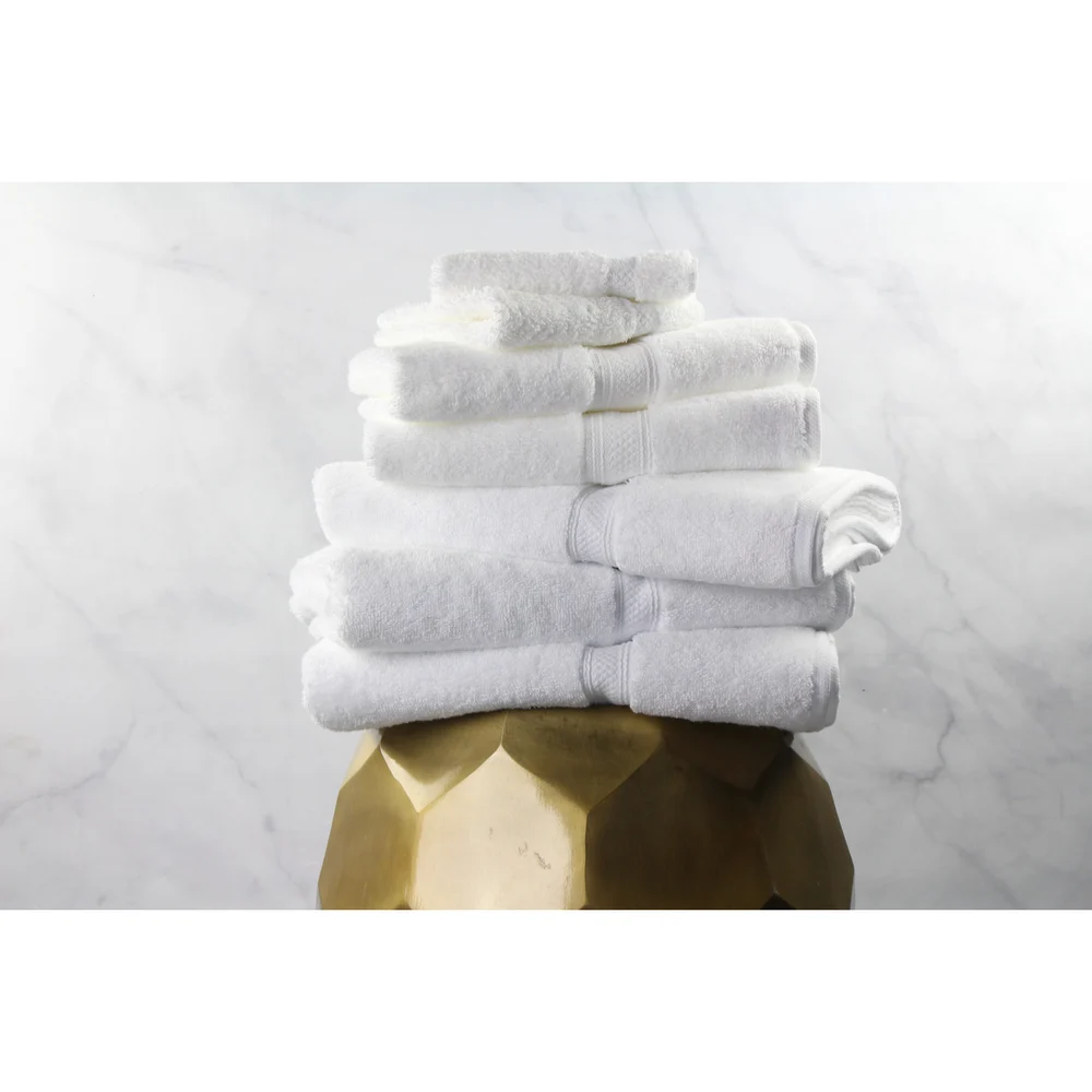 1888 Mills Magnificence Hemmed Wash Cloth, 13" x 13", 1.8 lbs/Dz4-Sided Hem, White thumbnail 5