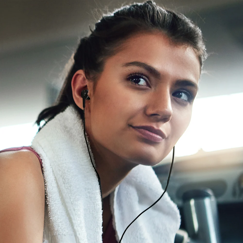 AVID AE-205 Earphone, Black/Silver Ring, 100/Pack thumbnail 3