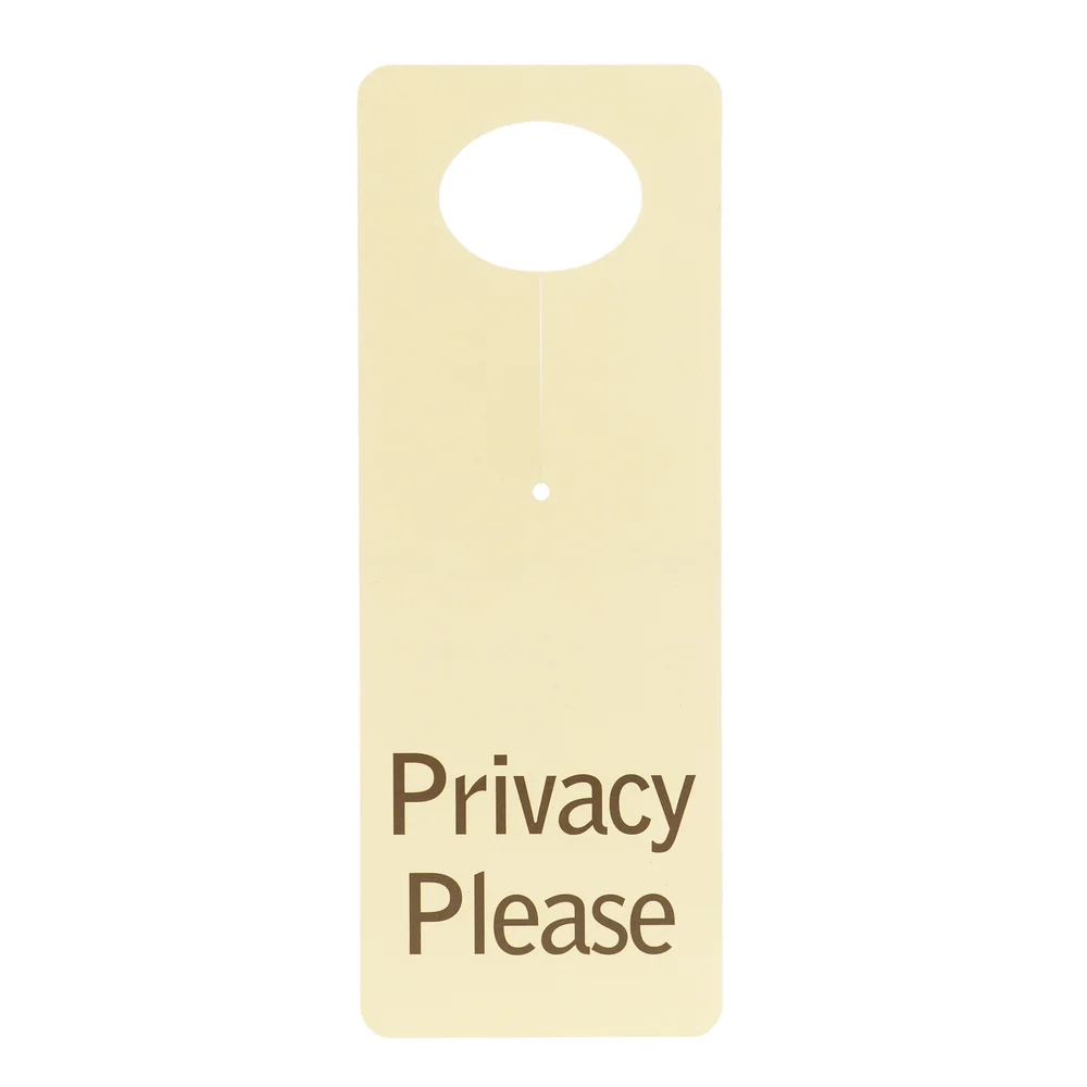 Registry Hanging Do Not Disturb Sign, Ivory, 3" x 8", 100/Pack