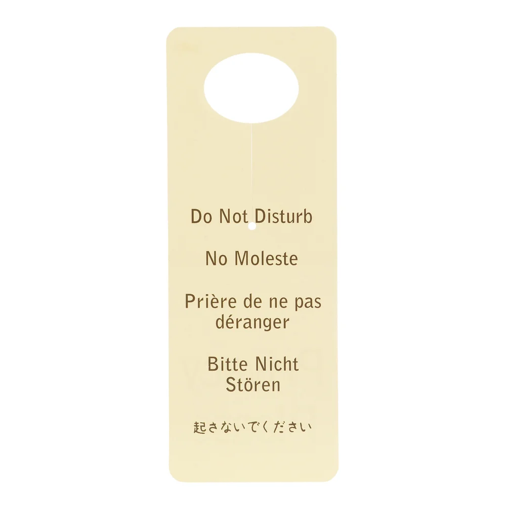Registry Hanging Do Not Disturb Sign, Ivory, 3" x 8", 100/Pack thumbnail 2