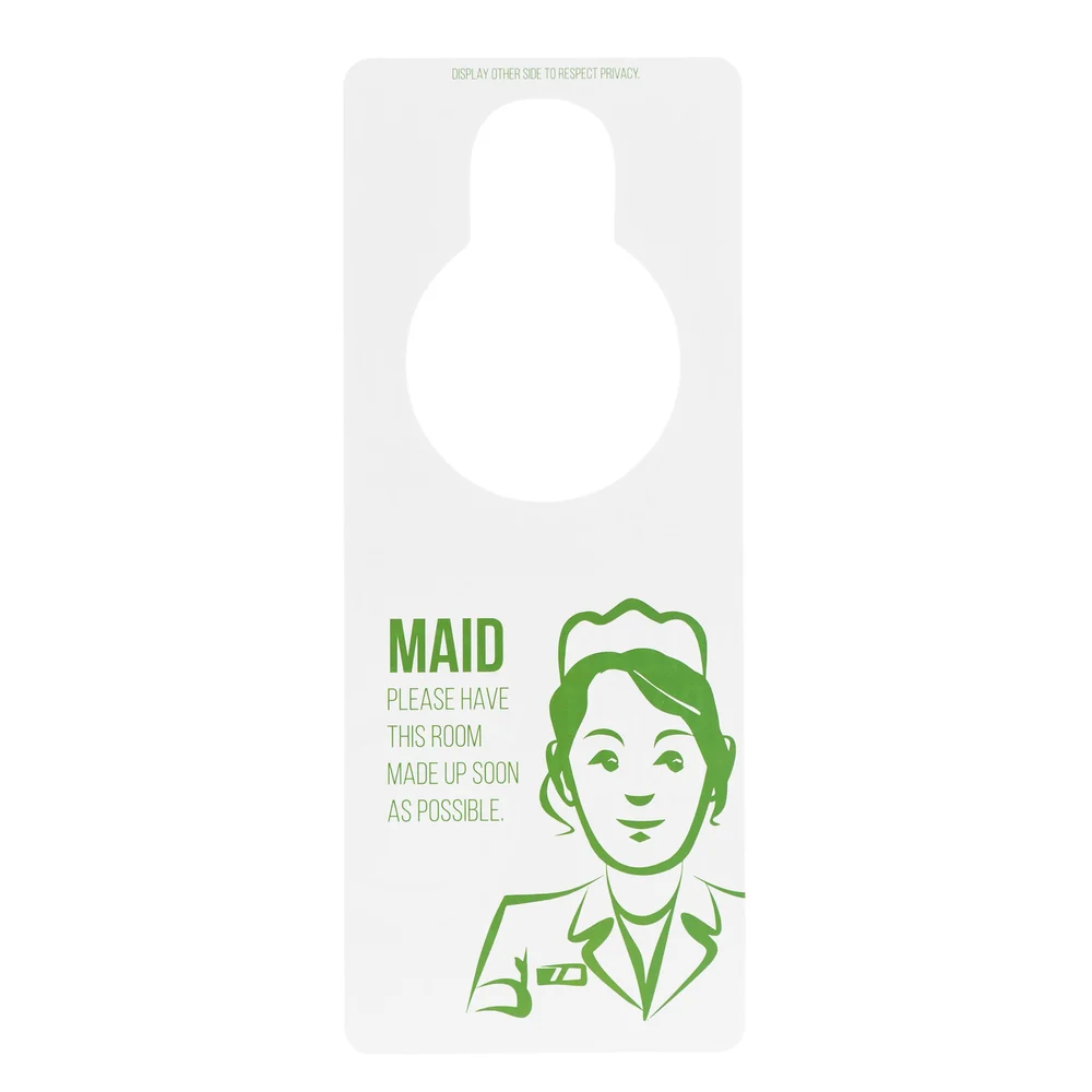 Registry Do Not Disturb/Maid Service, Red/White, 8" H x 3.2" W, 100/Pack