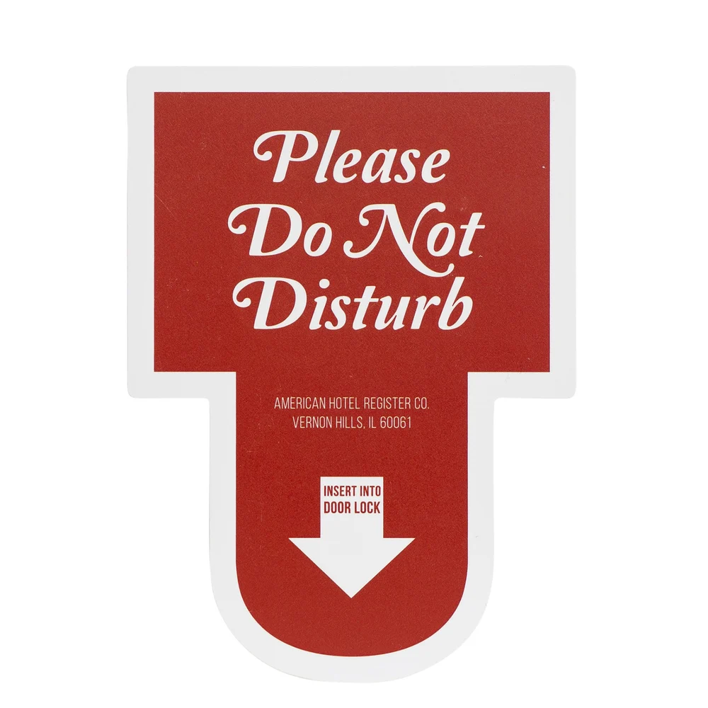 Registry Do Not Disturb Electronic Lock Sign, Red, 2.625" x 3.625", 100/Pack