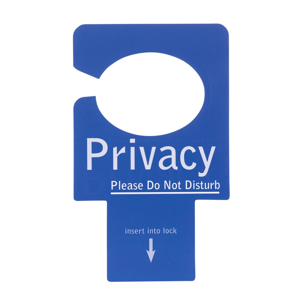 Registry Electronic Lock Do Not Disturb Sign, Navy, 2.63" x 4.38", 100/Pack thumbnail 2