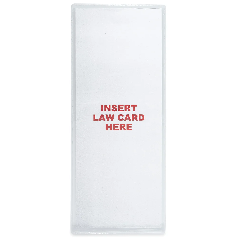 Registry Vinyl Law Card Holder, 4.56" x 11.34", 12/Pack thumbnail 2