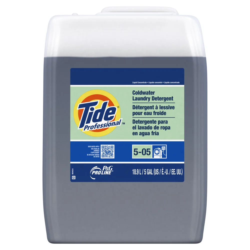 P&G Pro Line Tide Professional Coldwater Laundry Detergent, Closed Loop, 5 Gal.