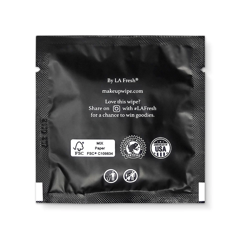 LA Fresh Makeup Remover Wipes, Black thumbnail 2