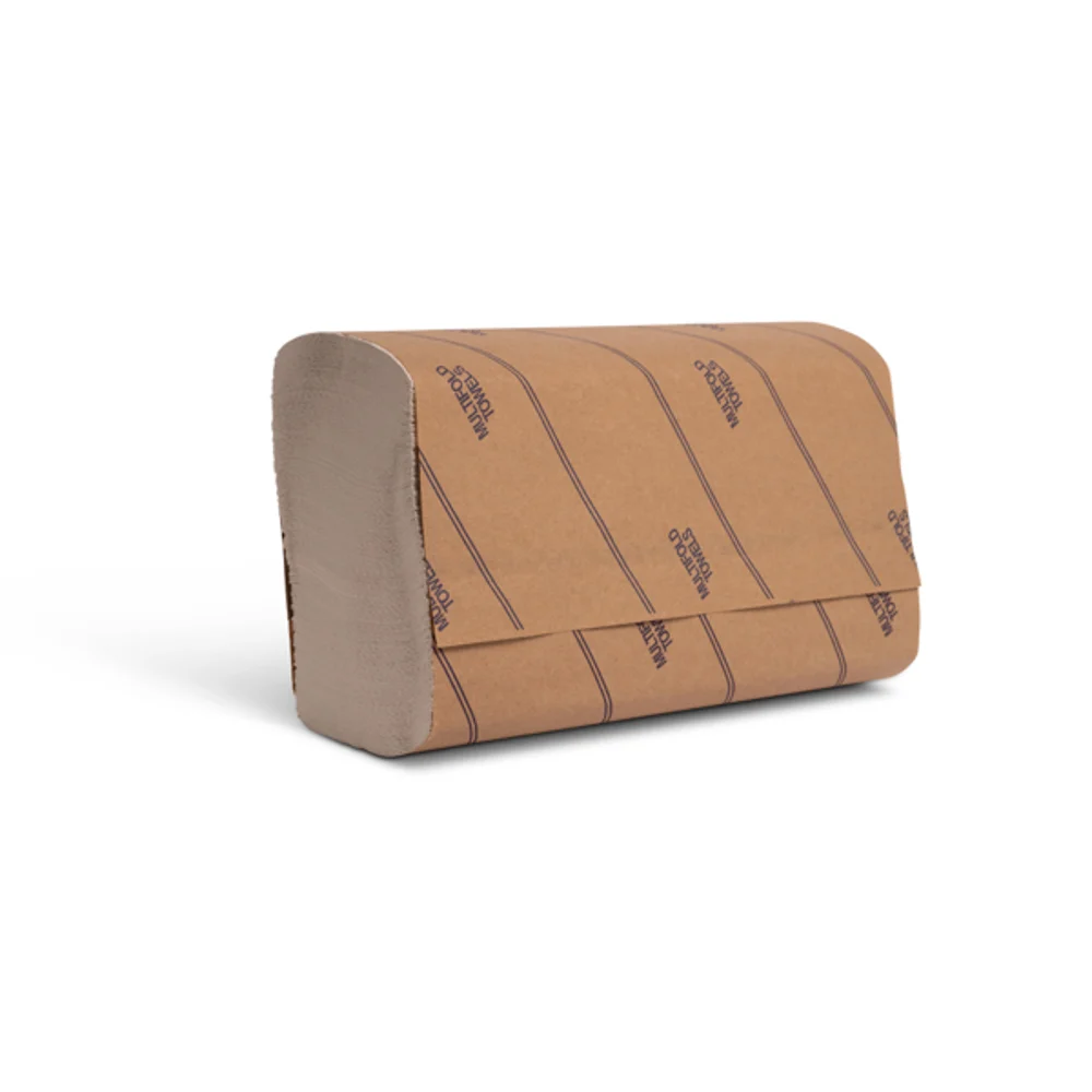 Allied West Multifold 1-Ply Paper Towels, 250/Pack, 16/Case