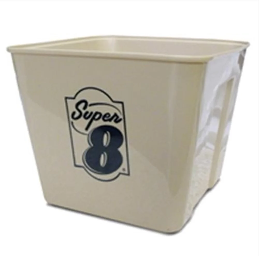 Plastic Ice Bucket Sq, Bg Super 8 Logo 3