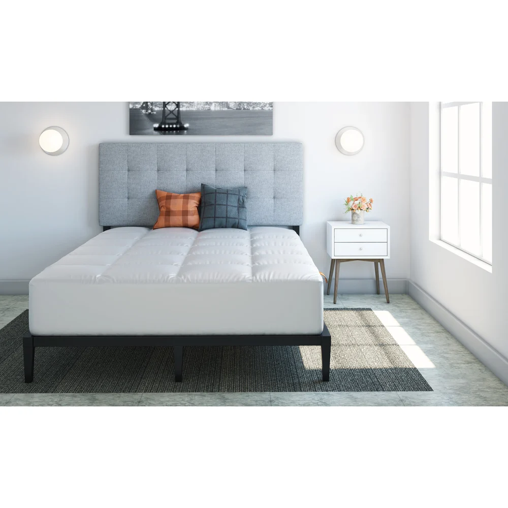 Overstuffed Mattress Topper 24 Oz, Fitted, 54X75X12 Full thumbnail 2