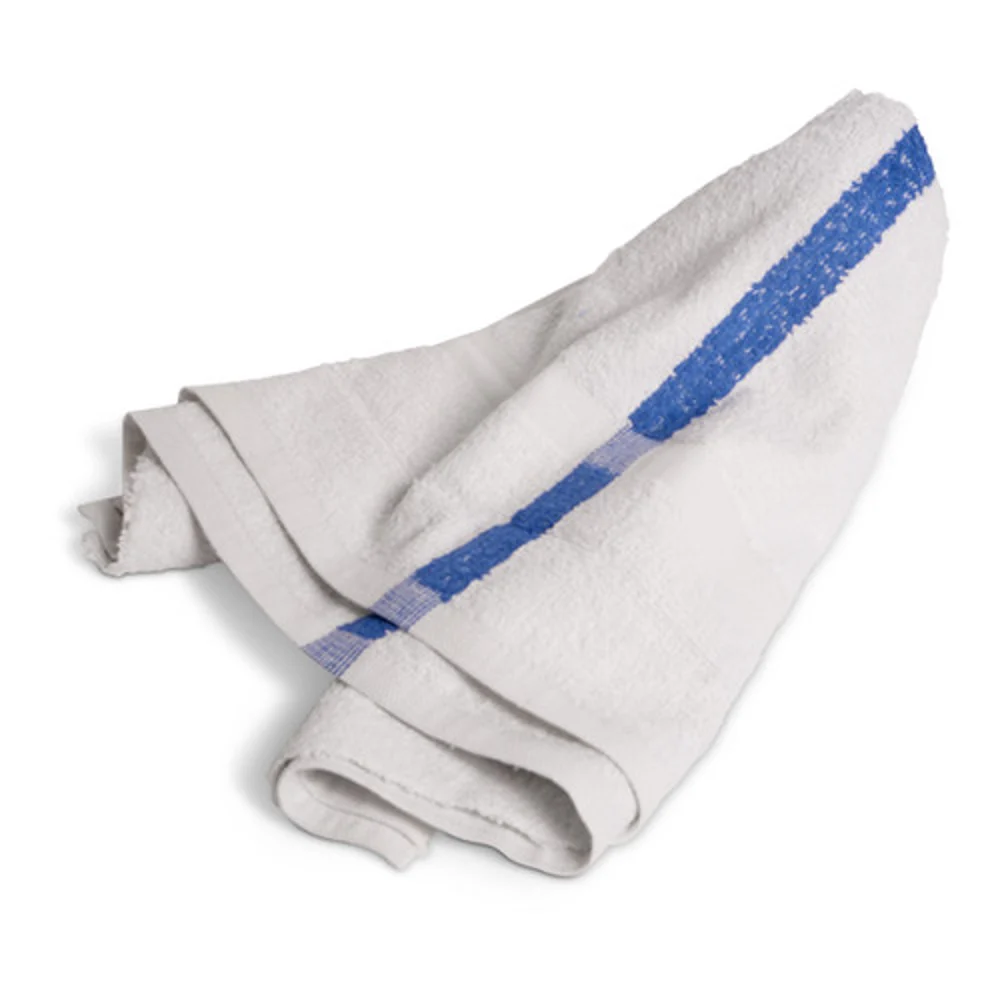 100% Cotton Economy Pool Towel W/Blue Stripe, 24" X 48" thumbnail 3