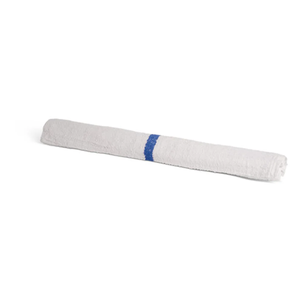 100% Cotton Economy Pool Towel W/Blue Stripe, 24" X 48" thumbnail 4