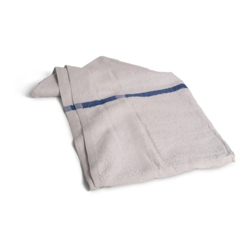 100% Cotton Economy Pool Towel W/Blue Stripe, 24" X 50" thumbnail 2