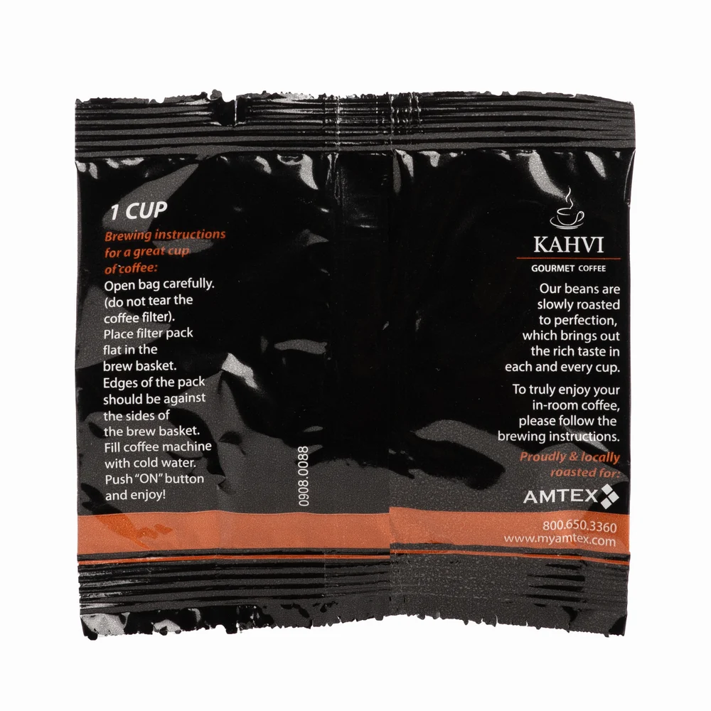 Kahvi Decaf Coffee, 1 Cup Pouch 200/Cs thumbnail 2
