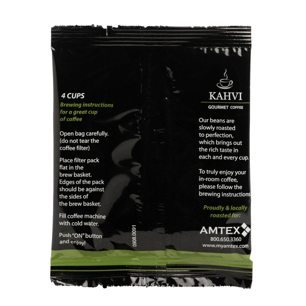 Kahvi Regular Coffee, 4 Cup Pouch 200/Cs thumbnail 2