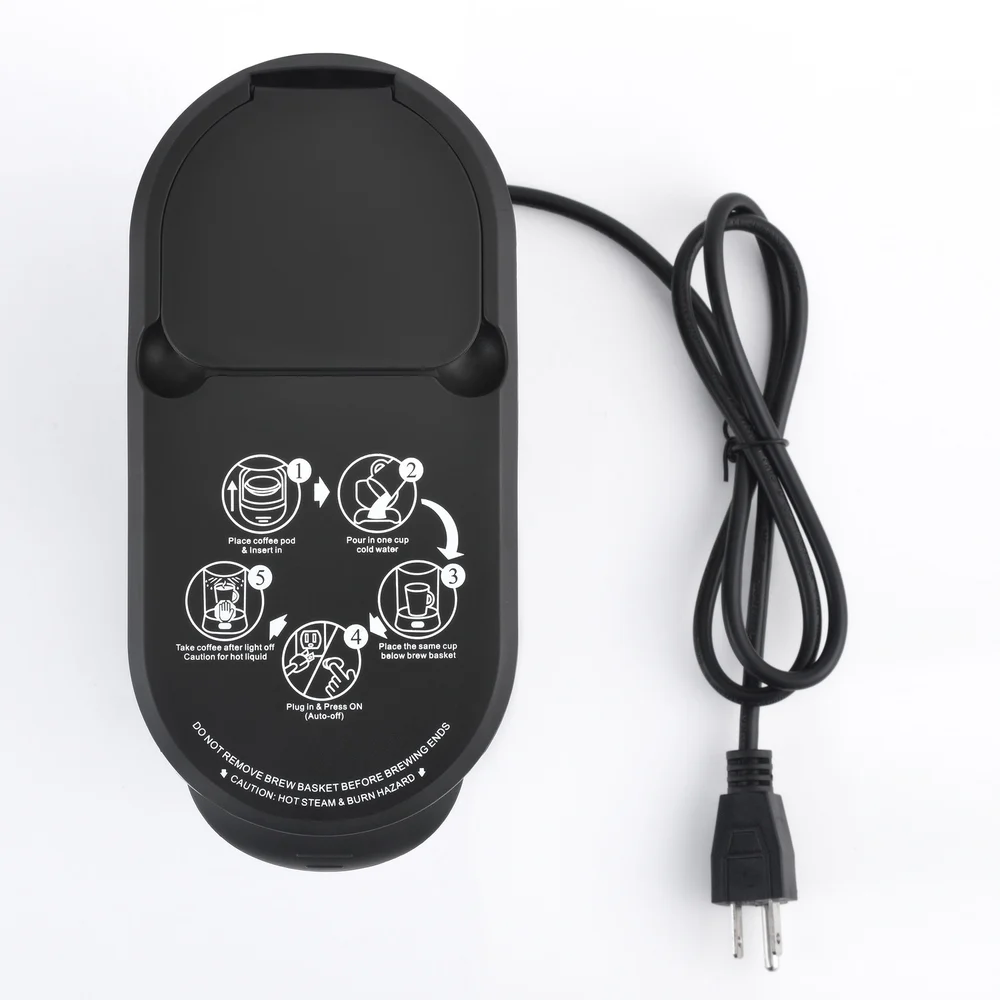 Infiniti 1-Cup Coffee Maker, Black thumbnail 5