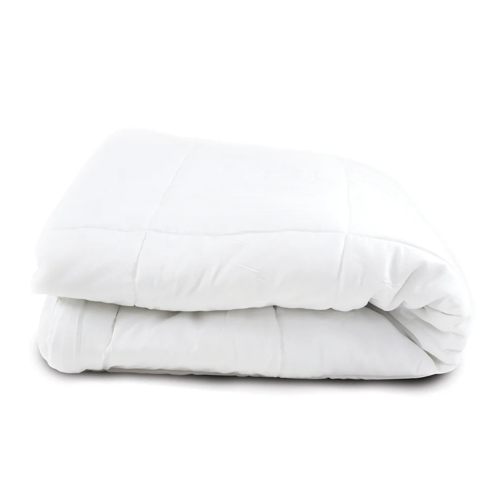 Suite Rest Lightweight Microfiber 26oz Filled Blanket, Full, 80" X 96", White