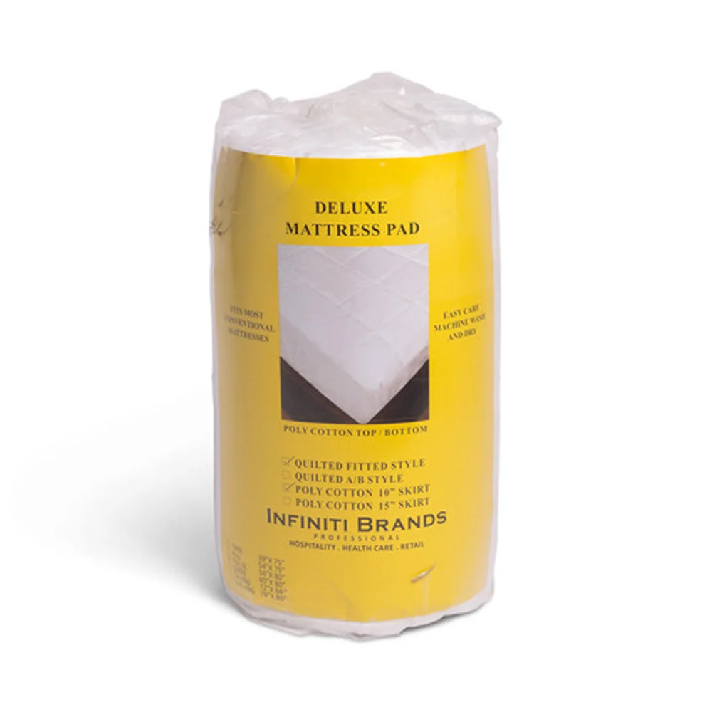 Mattress Pad Polycotton, Fxl 54X80X10 Ft thumbnail 2