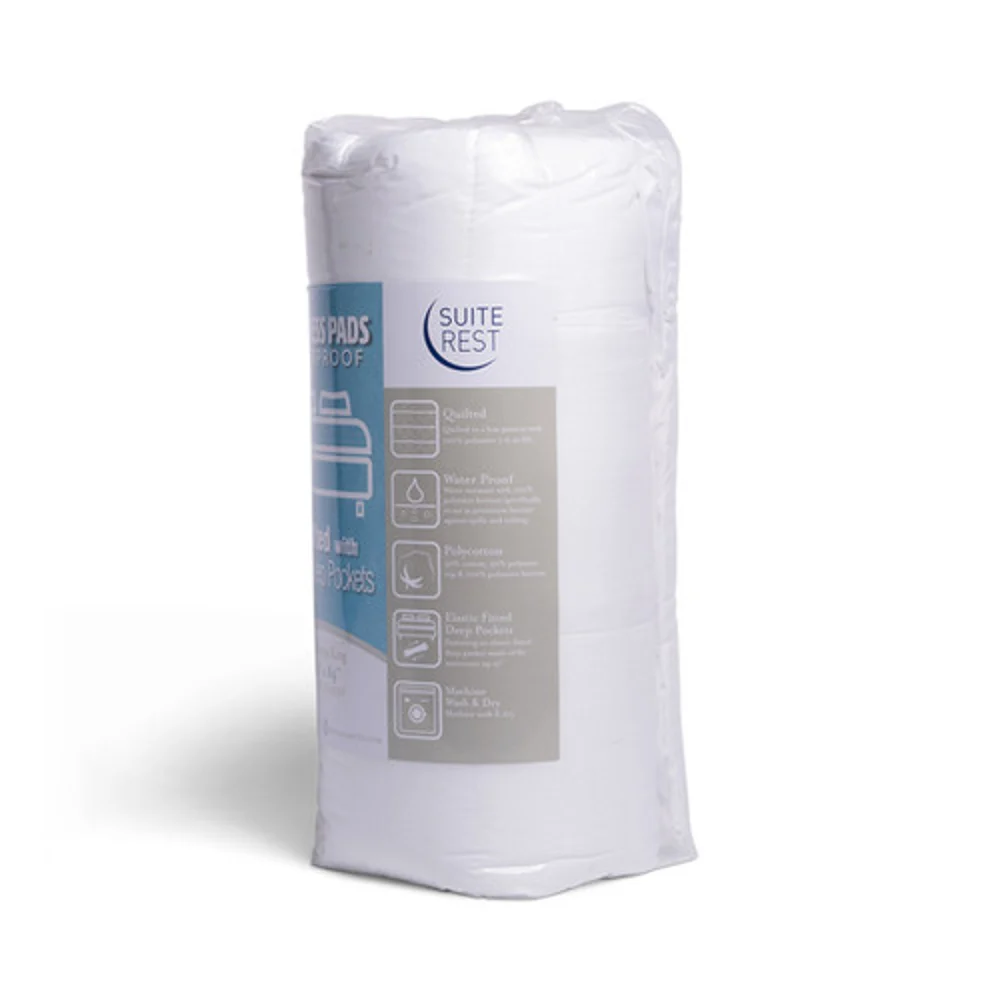 Mattress Pad Polycotton, Queen, 60" x 80", 15" thumbnail 2