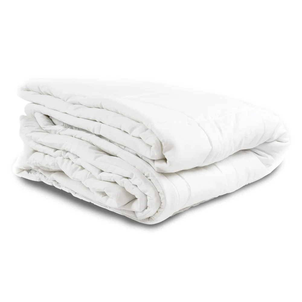 Suite Rest Lightweight Microfiber 30.62oz Filled Blanket, King 108" x 96", White thumbnail 2
