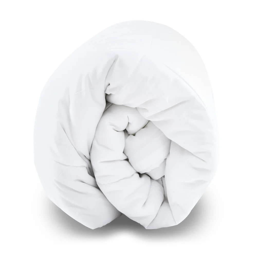 Suite Rest Lightweight Microfiber 30.62oz Filled Blanket, King 108" x 96", White thumbnail 3