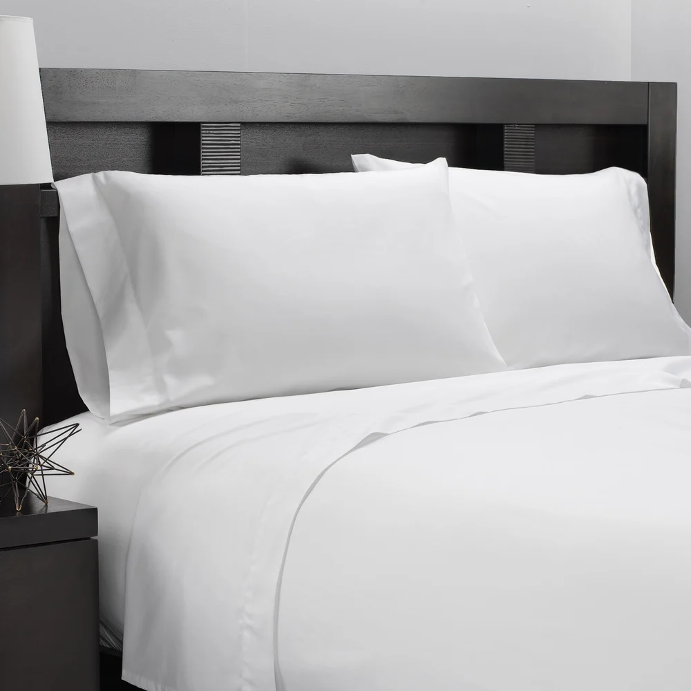 Martex Limited 250 Fitted Sheet, Queen, 60"x80"x10" White