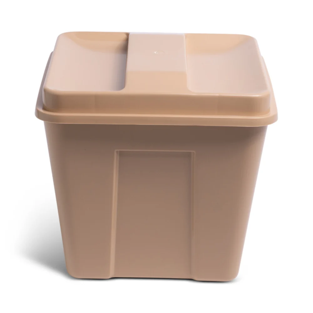 Ice Bucket, Square, Beige, 3Qt, 6.75" x 6.75" x 5", 72/Case thumbnail 2