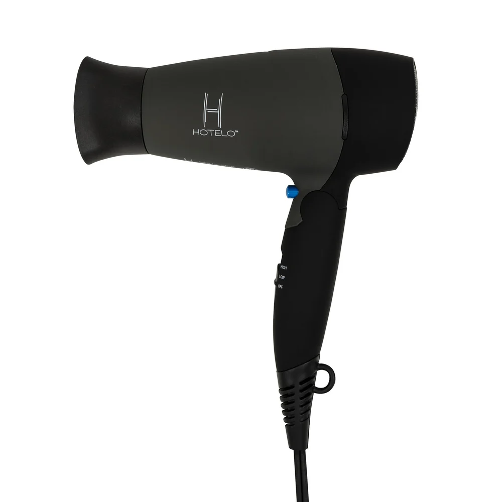Hotelo Hand Held Hair Dryer, Foldable, 1875 Watts, Black