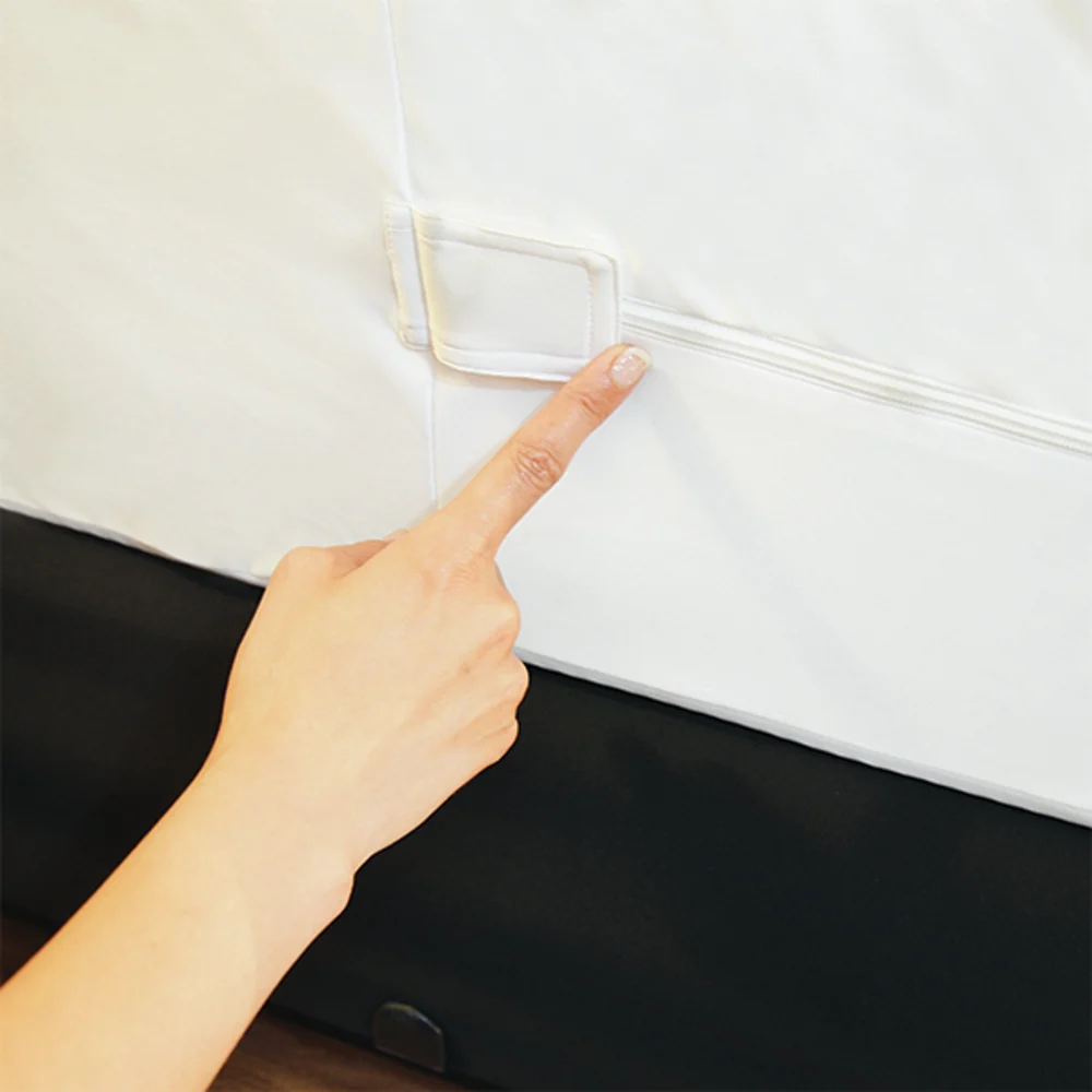 Dream Plus 10.5" Deep Zippered Mattress Encasement, Bamboo Blend, 54" x 80" x 10.5", Full XL thumbnail 3