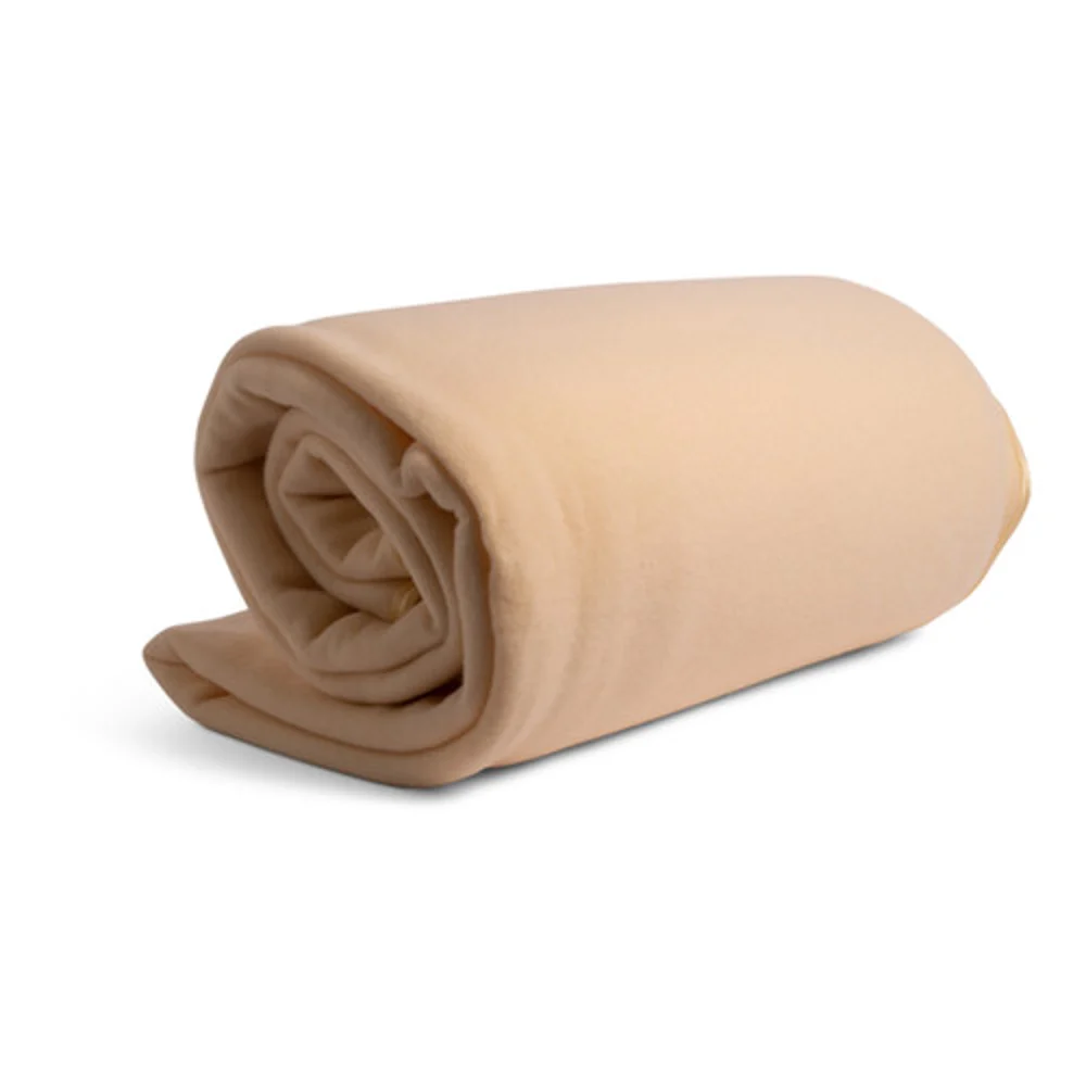 Infinity Hotel Fleece Blanket, Twin/Full, 72" x 90" Ivory