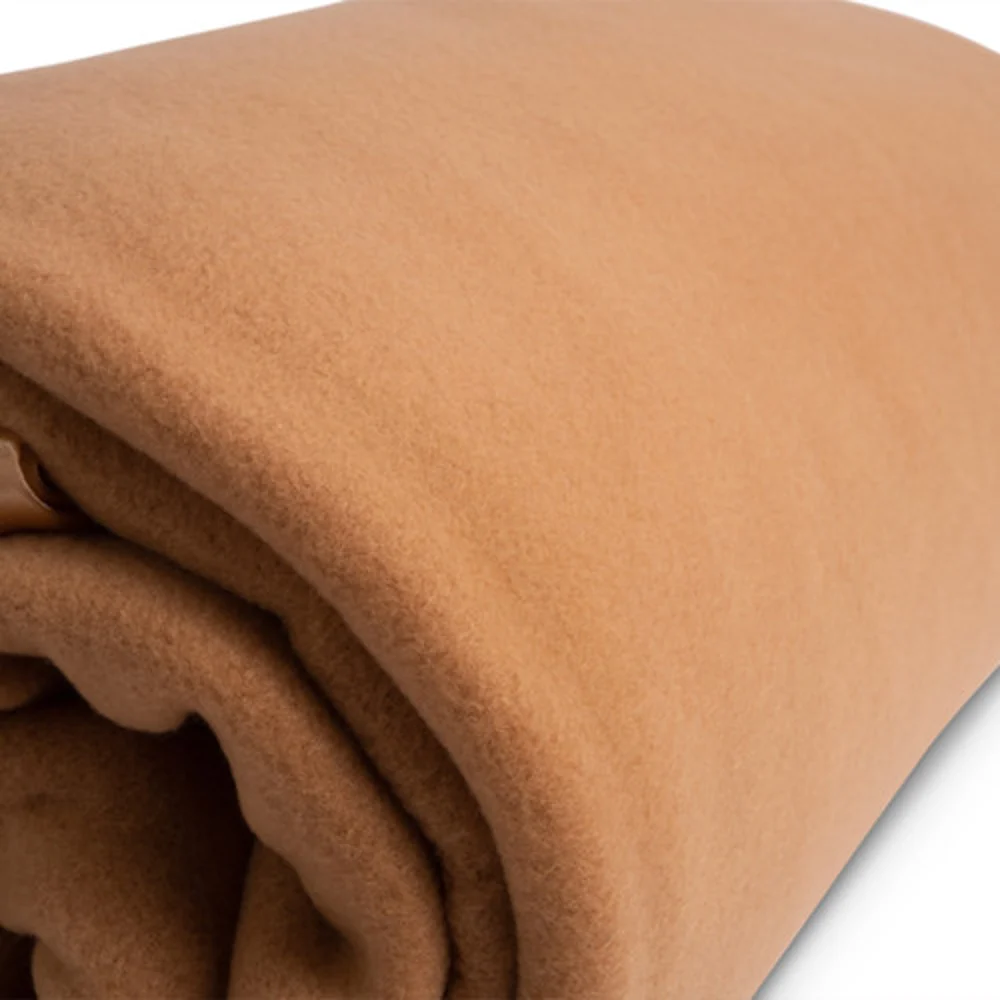 Infinity Hotel Fleece Blanket,Twin/Full, 72" x 90", Tan thumbnail 2