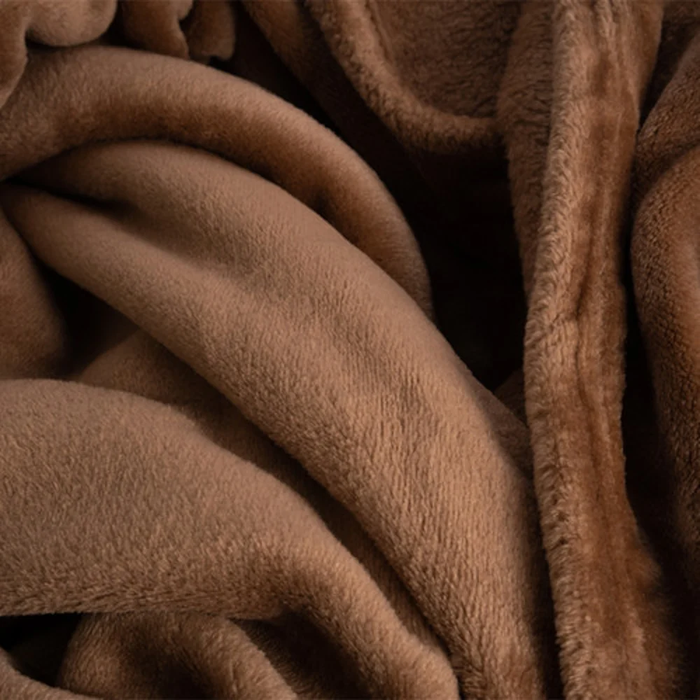 Suite Rest Supersoft Blanket, Full, 72" X 90", Cocoa Brown thumbnail 3
