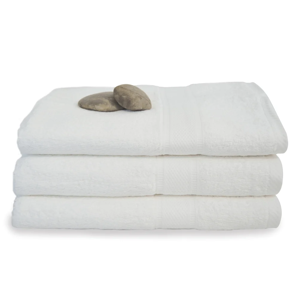 Deluxe Premium Bath Towel, 25" x 54", 12 lbs/Dz, White