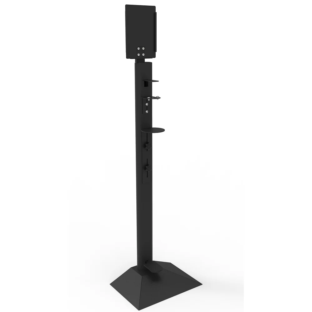 Sanitizer Stand Black, Touchless Foot Pe thumbnail 4
