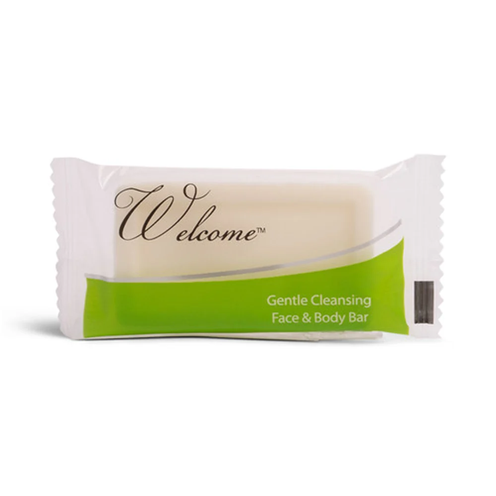 Welcome Bar Soap, 15 G., Flow Wrap, 1000/Cs