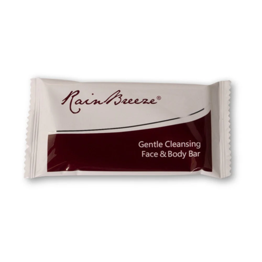 RainBreeze Face & Body Bar, 20 G., Flow Wrap, 500/Cs