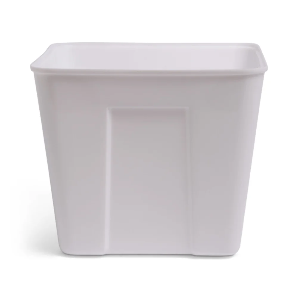 Ice Bucket, Square, White, 3Qt, 6.75" x 6.75" x 5", 72/Case
